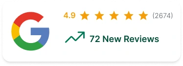 Google reviews growing — sample
