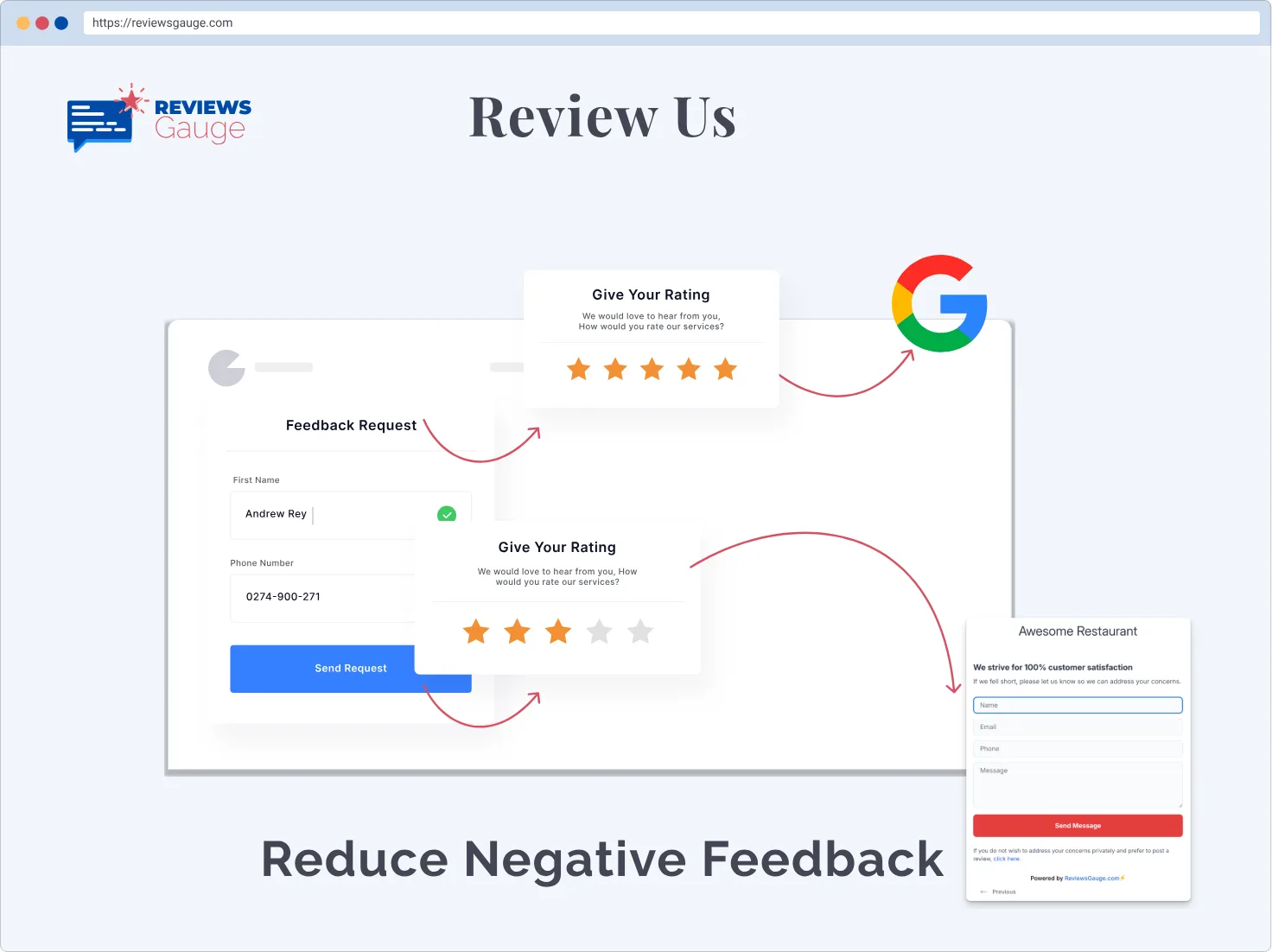 Acting on negative themes to protect reputation