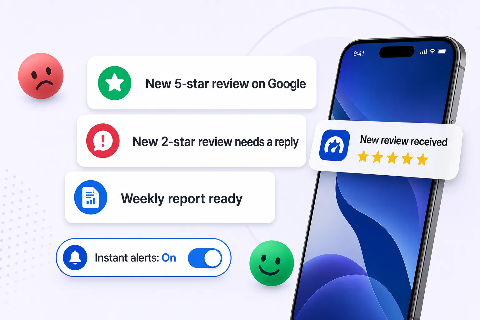 ReviewsGauge — sample product UI